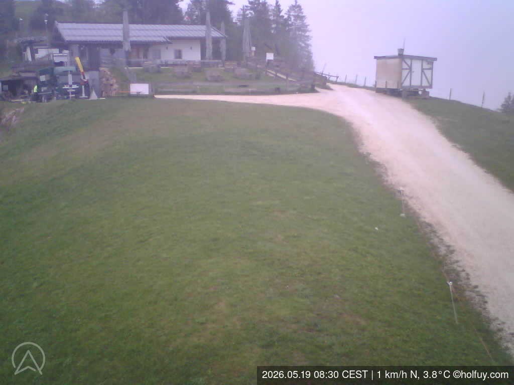 Archiv Foto Webcam Rauschberg in Ruhpolding - Startplatz Drachenflieger