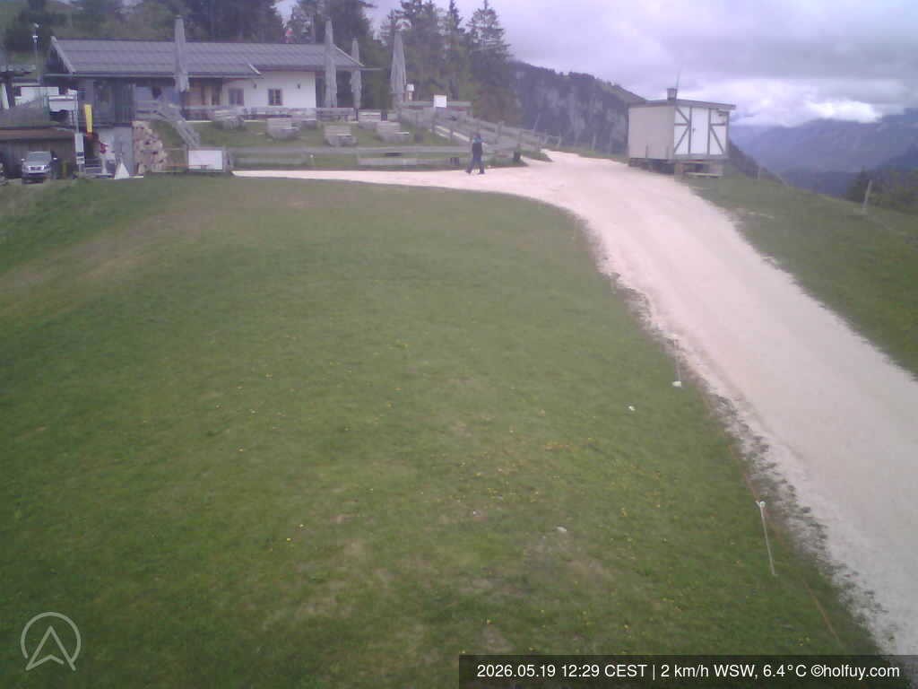 Archiv Foto Webcam Rauschberg in Ruhpolding - Startplatz Drachenflieger