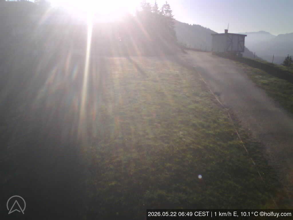 Archiv Foto Webcam Rauschberg in Ruhpolding - Startplatz Drachenflieger