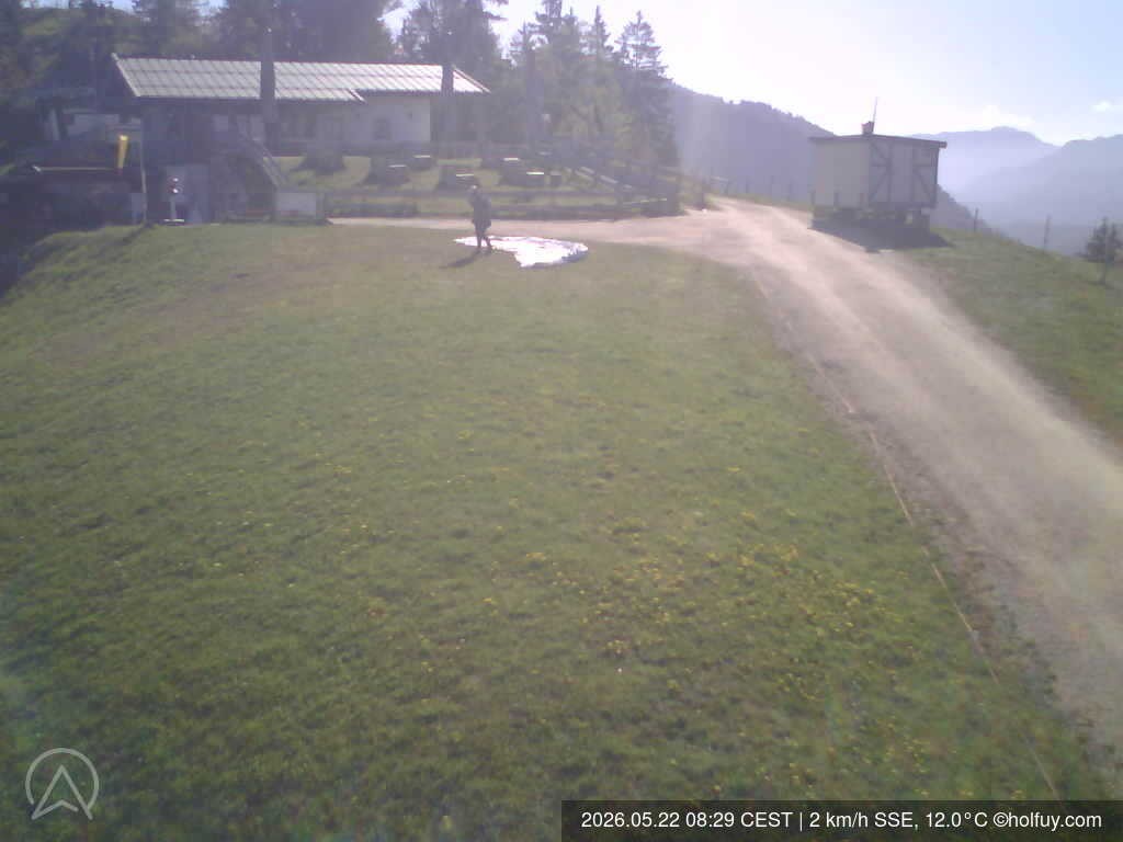 Archiv Foto Webcam Rauschberg in Ruhpolding - Startplatz Drachenflieger