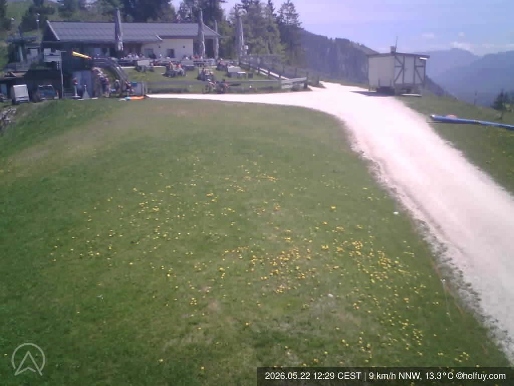Archiv Foto Webcam Rauschberg in Ruhpolding - Startplatz Drachenflieger