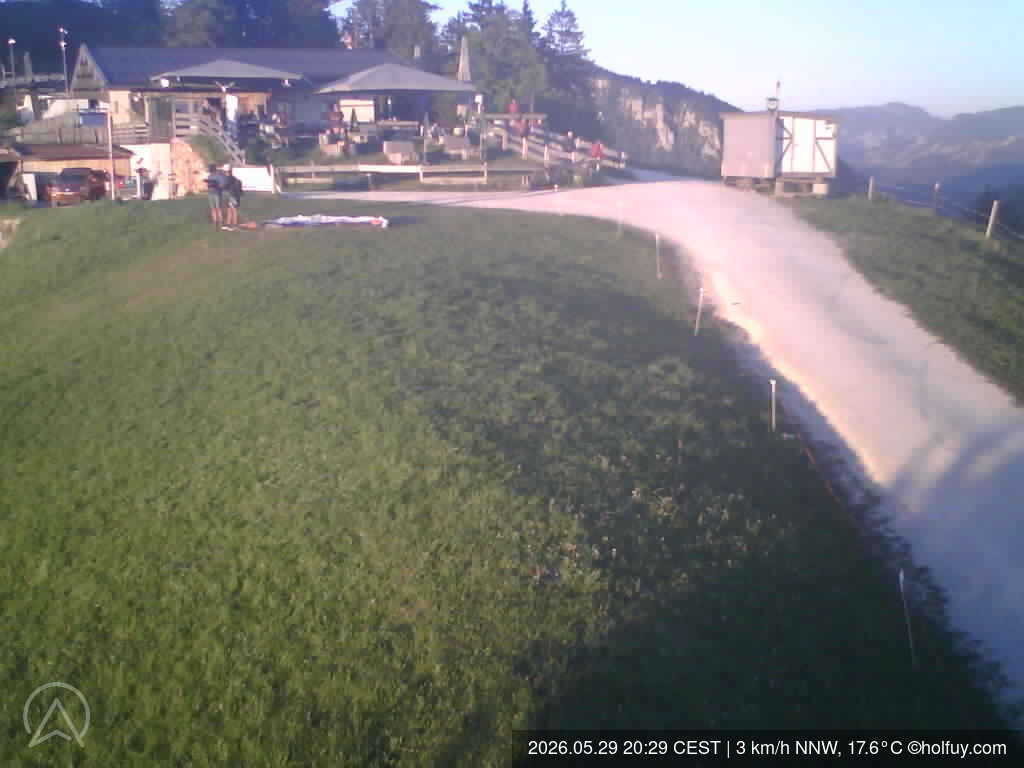 Archiv Foto Webcam Rauschberg in Ruhpolding - Startplatz Drachenflieger