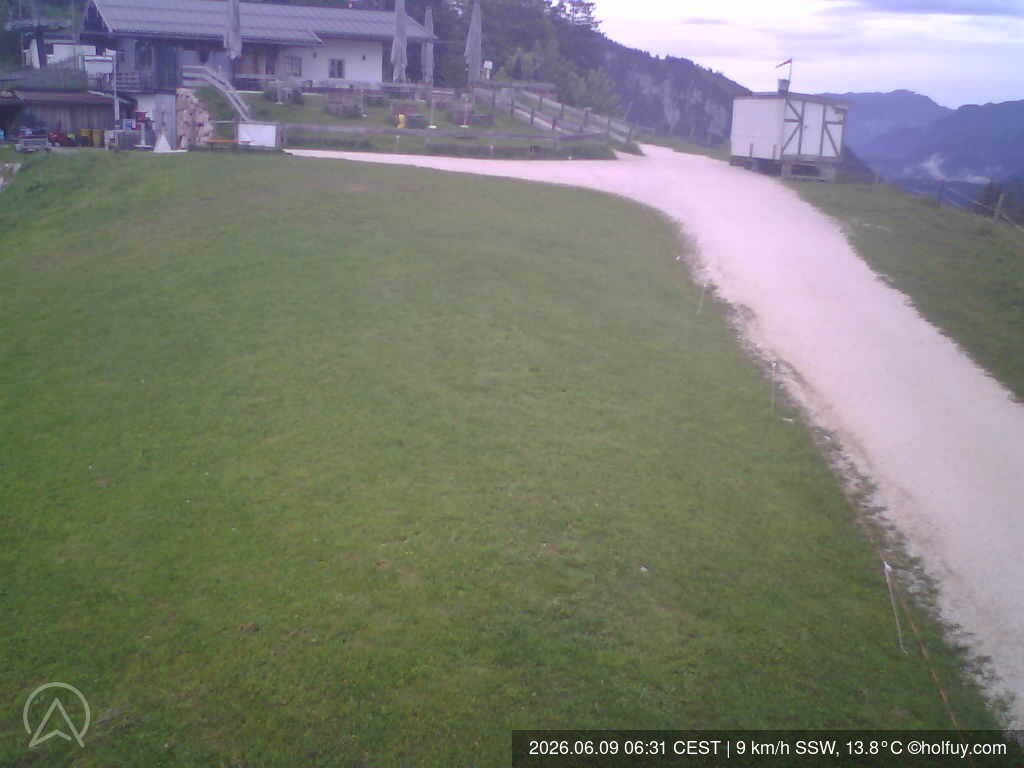 Archiv Foto Webcam Rauschberg in Ruhpolding - Startplatz Drachenflieger