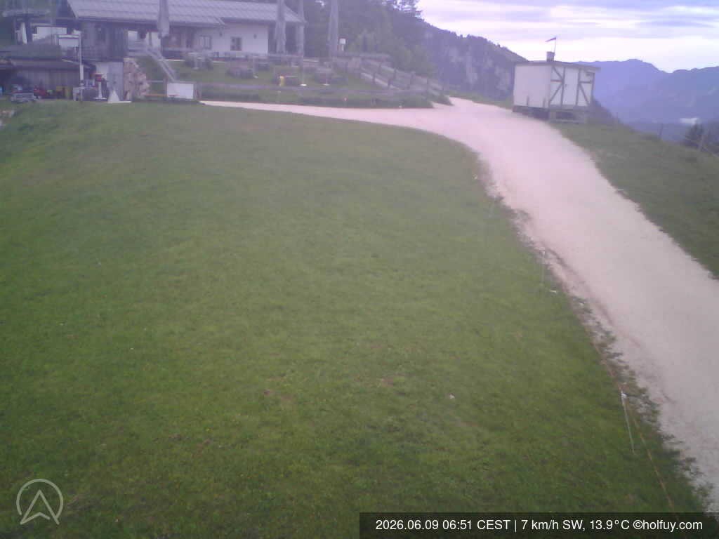 Archiv Foto Webcam Rauschberg in Ruhpolding - Startplatz Drachenflieger