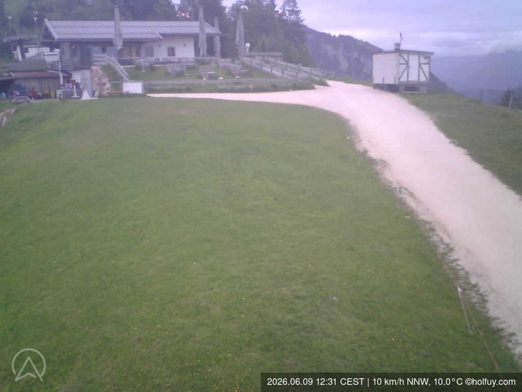 Archiv Foto Webcam Rauschberg in Ruhpolding - Startplatz Drachenflieger