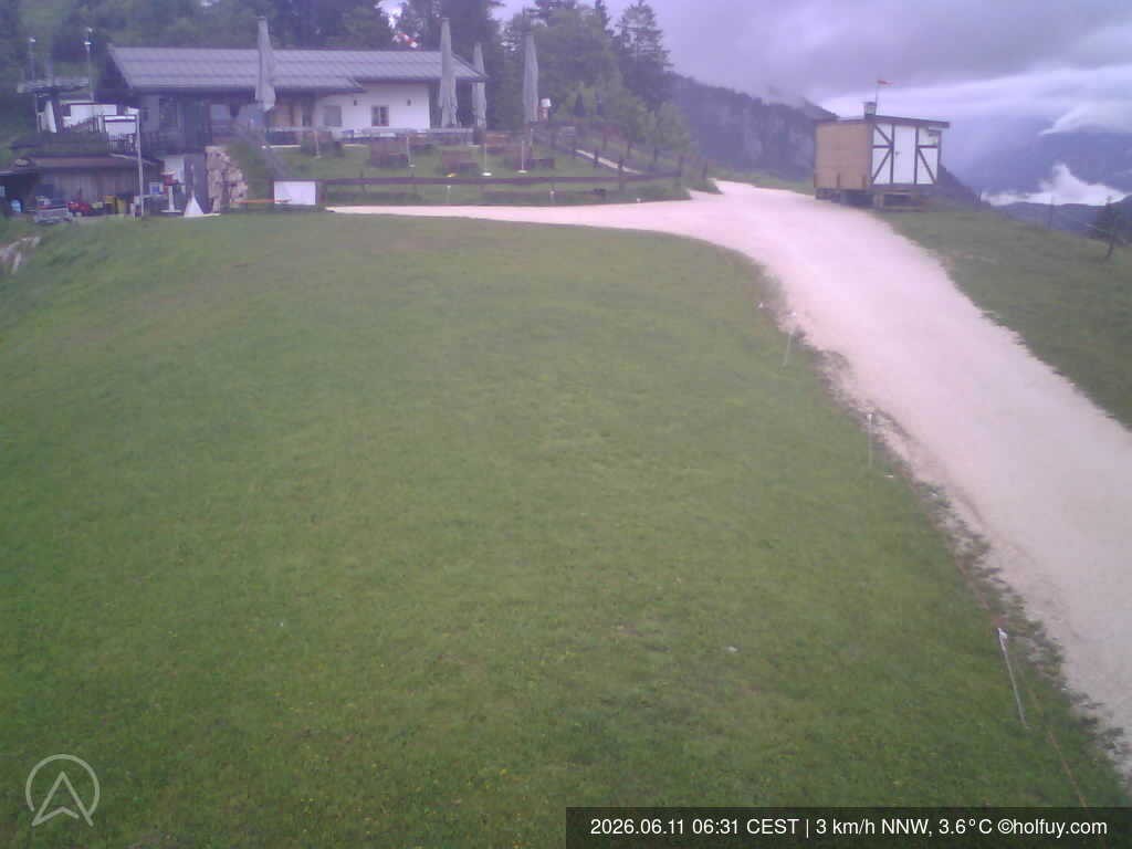 Archiv Foto Webcam Rauschberg in Ruhpolding - Startplatz Drachenflieger