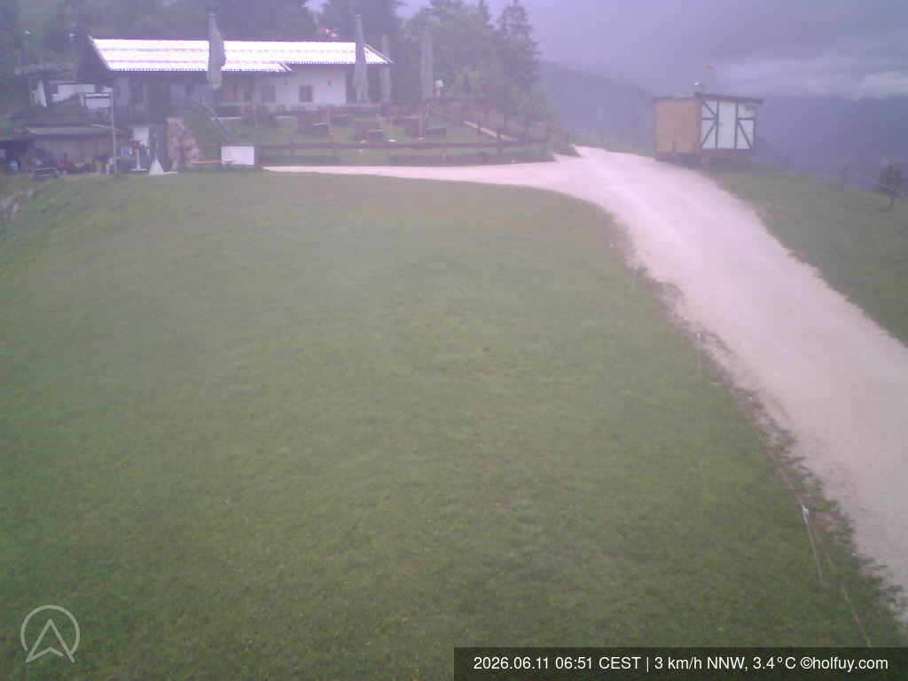 Archiv Foto Webcam Rauschberg in Ruhpolding - Startplatz Drachenflieger