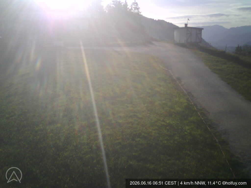 Archiv Foto Webcam Rauschberg in Ruhpolding - Startplatz Drachenflieger