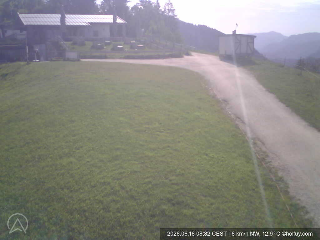 Archiv Foto Webcam Rauschberg in Ruhpolding - Startplatz Drachenflieger