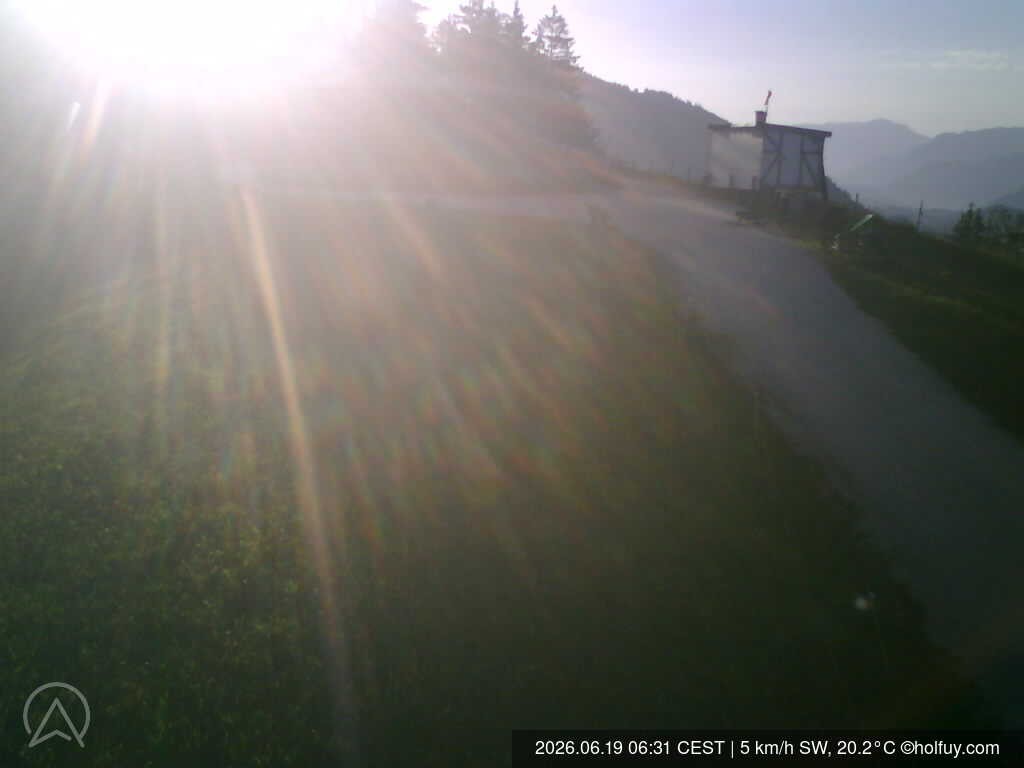Archiv Foto Webcam Rauschberg in Ruhpolding - Startplatz Drachenflieger