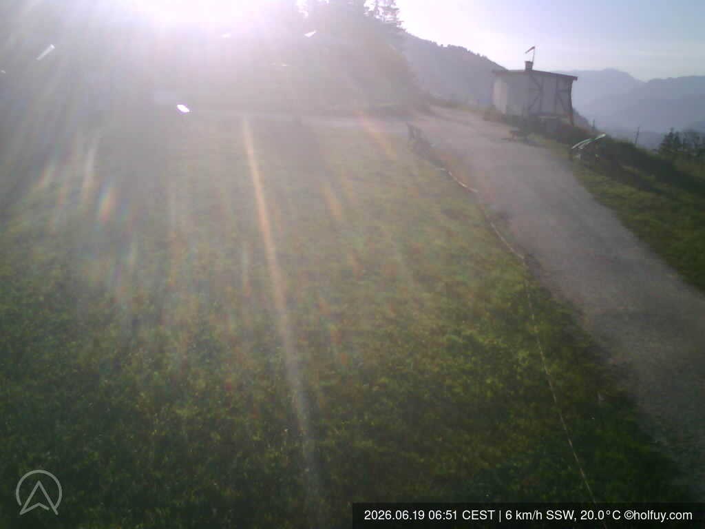 Archived image Webcam Mt. Rauschberg Hang Gliding