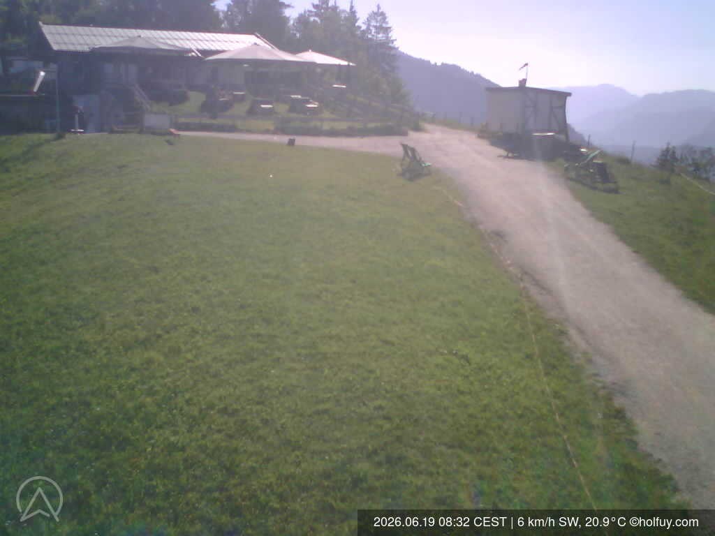 Archiv Foto Webcam Rauschberg in Ruhpolding - Startplatz Drachenflieger
