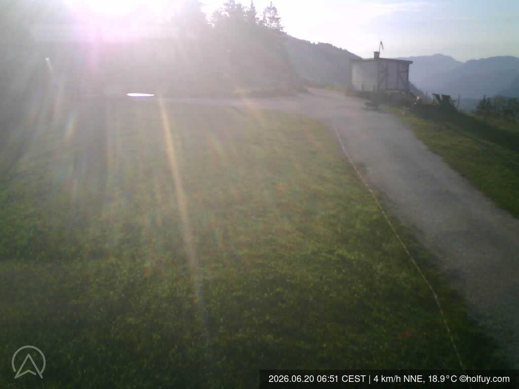 Archived image Webcam Mt. Rauschberg Hang Gliding