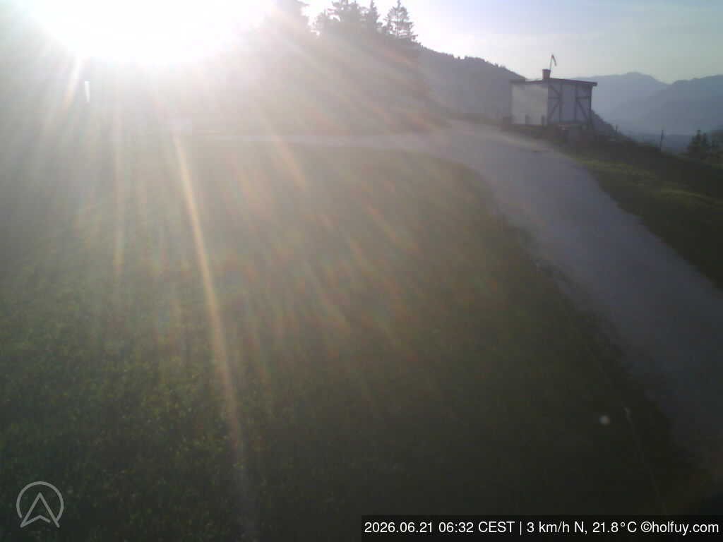 Archiv Foto Webcam Rauschberg in Ruhpolding - Startplatz Drachenflieger