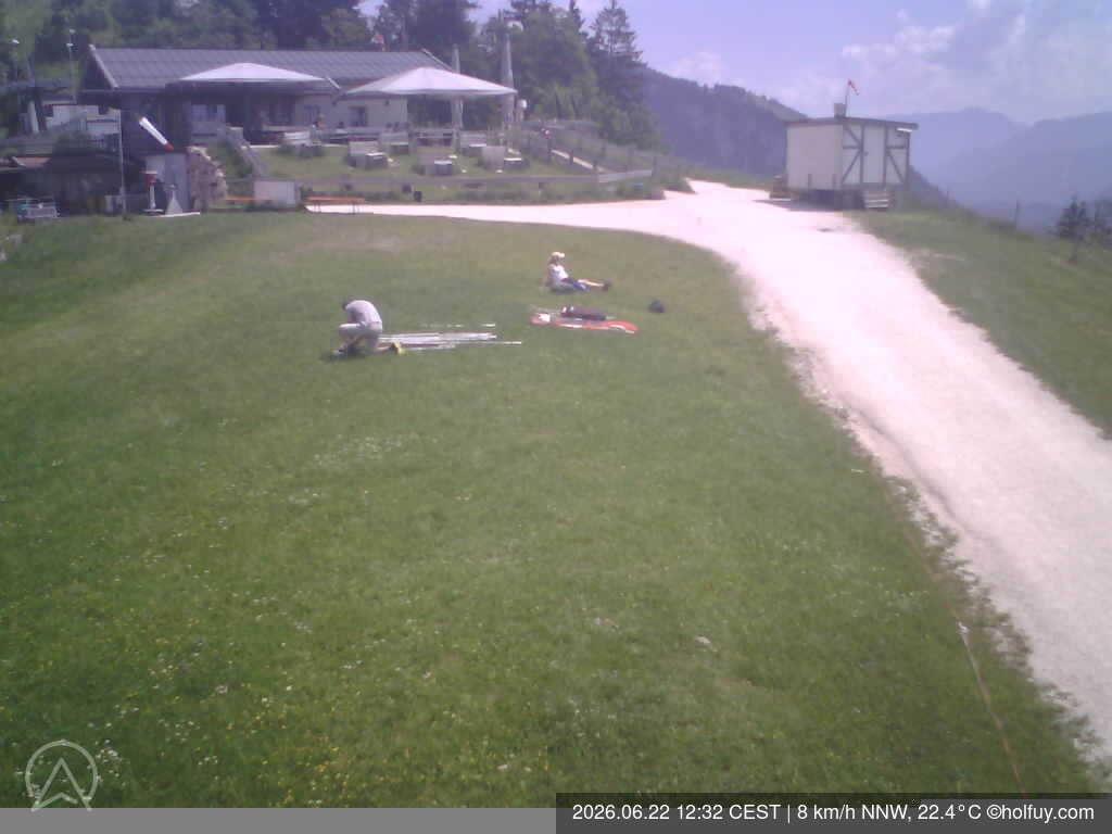 Archived image Webcam Mt. Rauschberg Hang Gliding