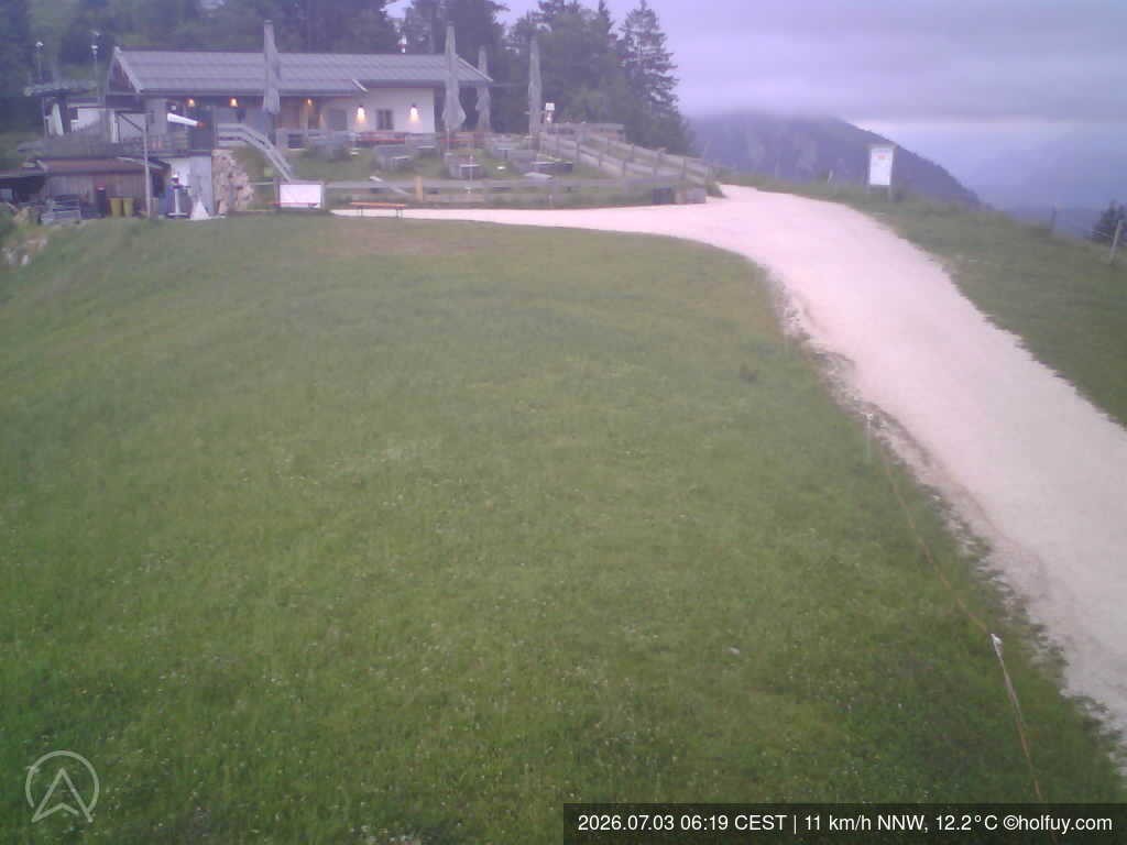 Archiv Foto Webcam Rauschberg in Ruhpolding - Startplatz Drachenflieger