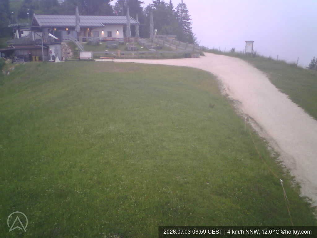 Archiv Foto Webcam Rauschberg in Ruhpolding - Startplatz Drachenflieger