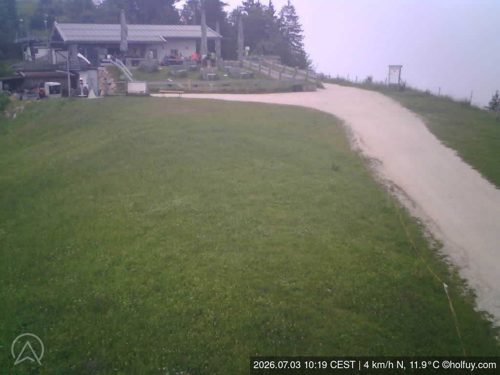 Archiv Foto Webcam Rauschberg in Ruhpolding - Startplatz Drachenflieger