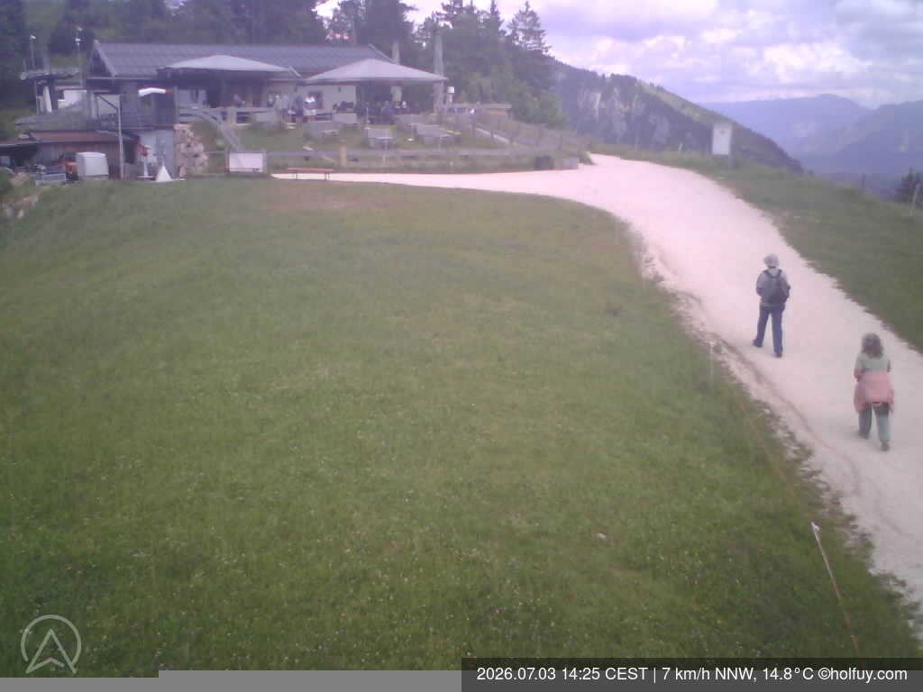 Archiv Foto Webcam Rauschberg in Ruhpolding - Startplatz Drachenflieger