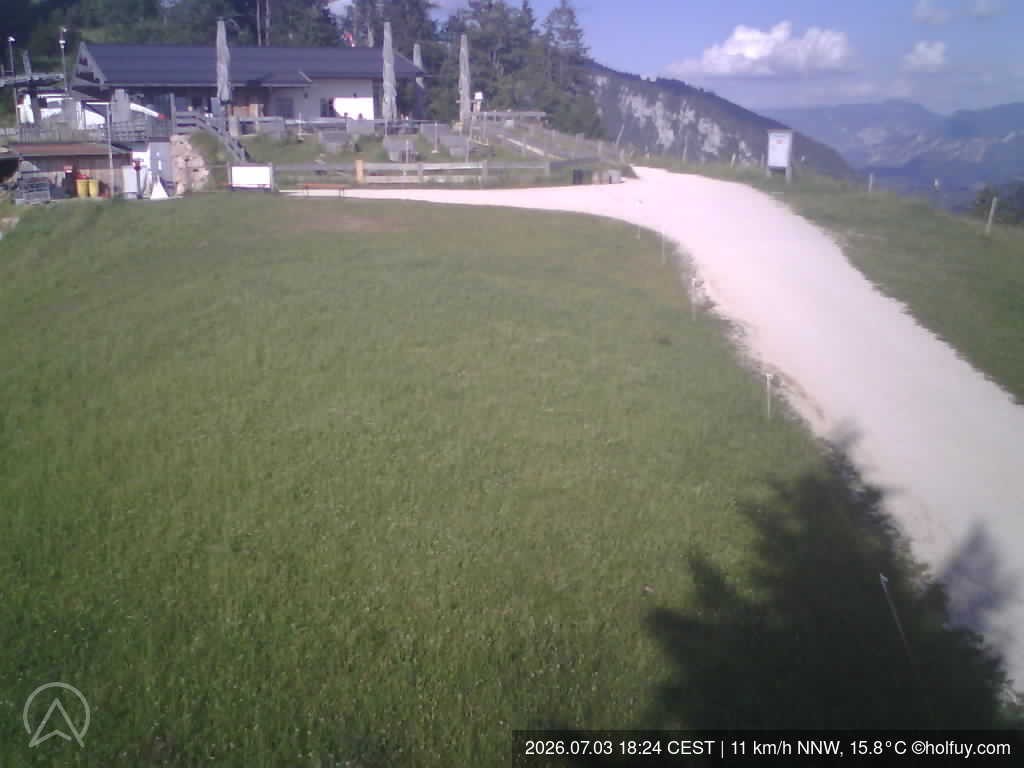 Archiv Foto Webcam Rauschberg in Ruhpolding - Startplatz Drachenflieger