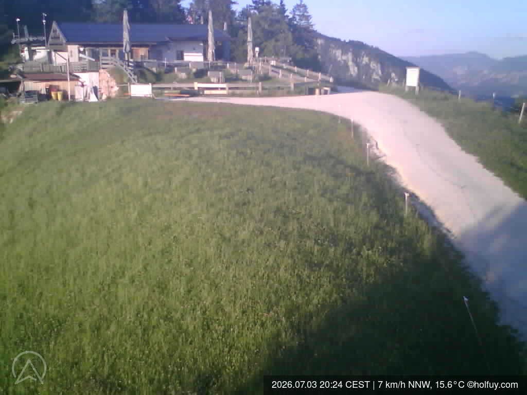Archiv Foto Webcam Rauschberg in Ruhpolding - Startplatz Drachenflieger