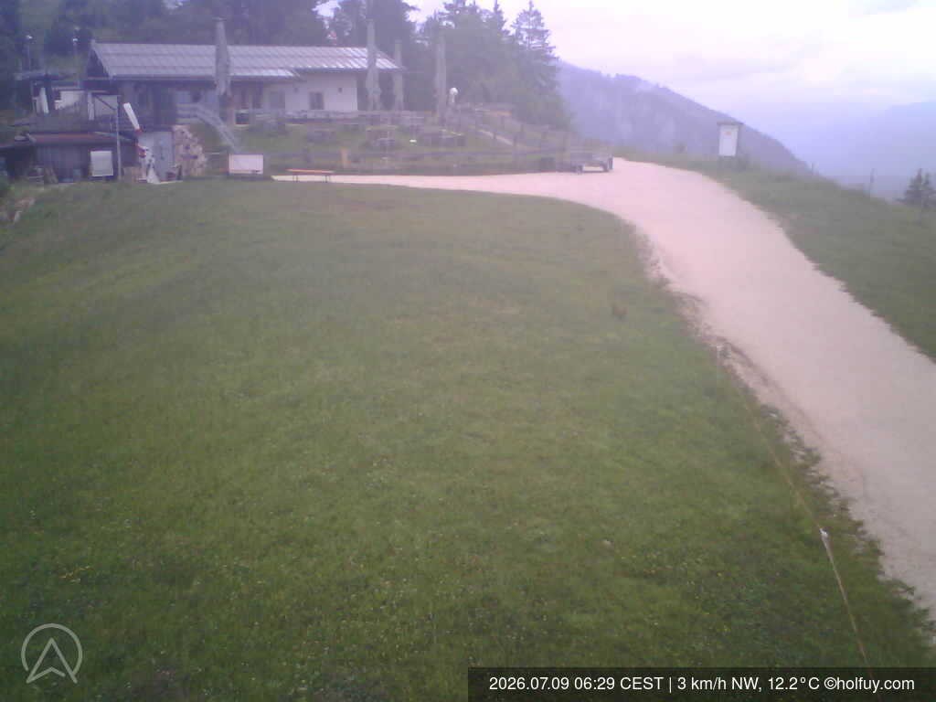 Archiv Foto Webcam Rauschberg in Ruhpolding - Startplatz Drachenflieger