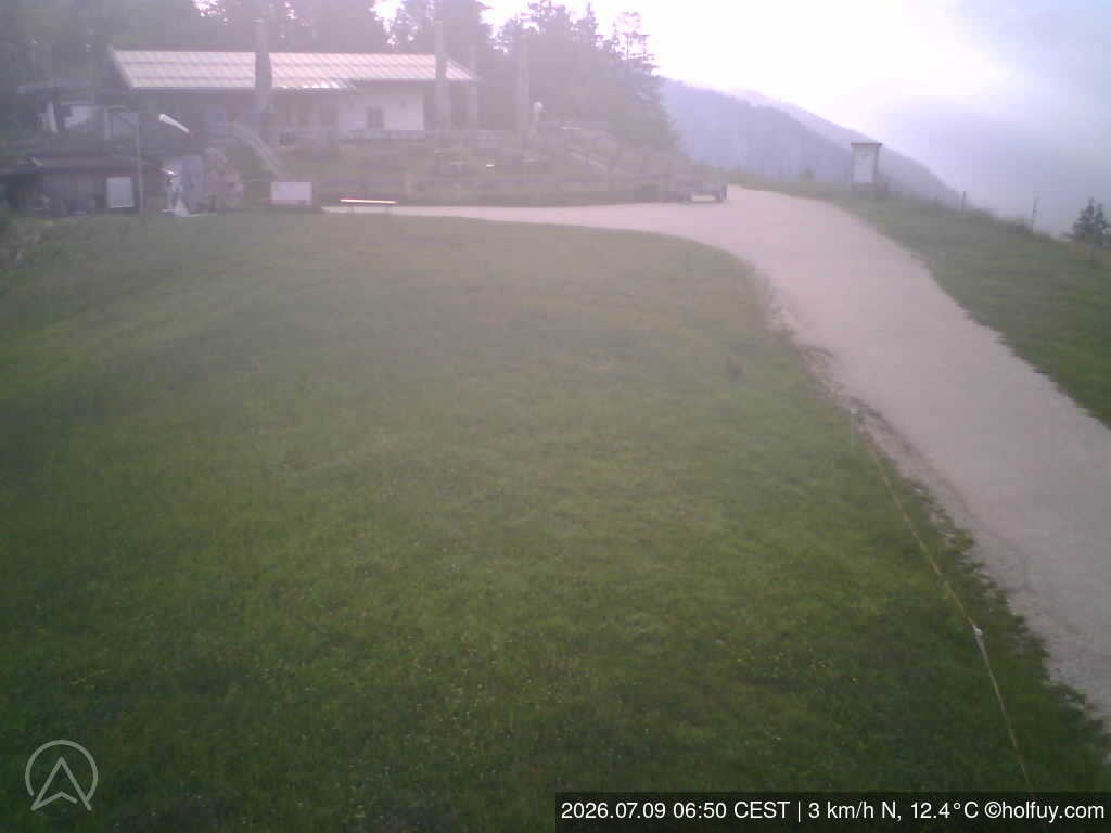 Archiv Foto Webcam Rauschberg in Ruhpolding - Startplatz Drachenflieger