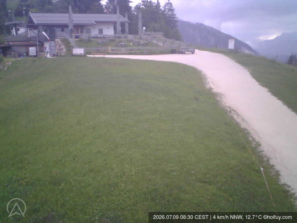 Archiv Foto Webcam Rauschberg in Ruhpolding - Startplatz Drachenflieger