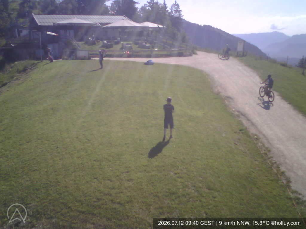 Archiv Foto Webcam Rauschberg in Ruhpolding - Startplatz Drachenflieger