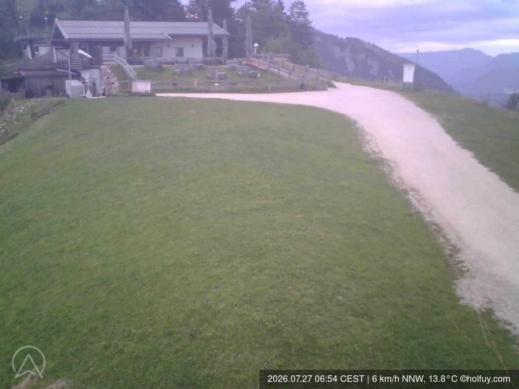 Archiv Foto Webcam Rauschberg in Ruhpolding - Startplatz Drachenflieger