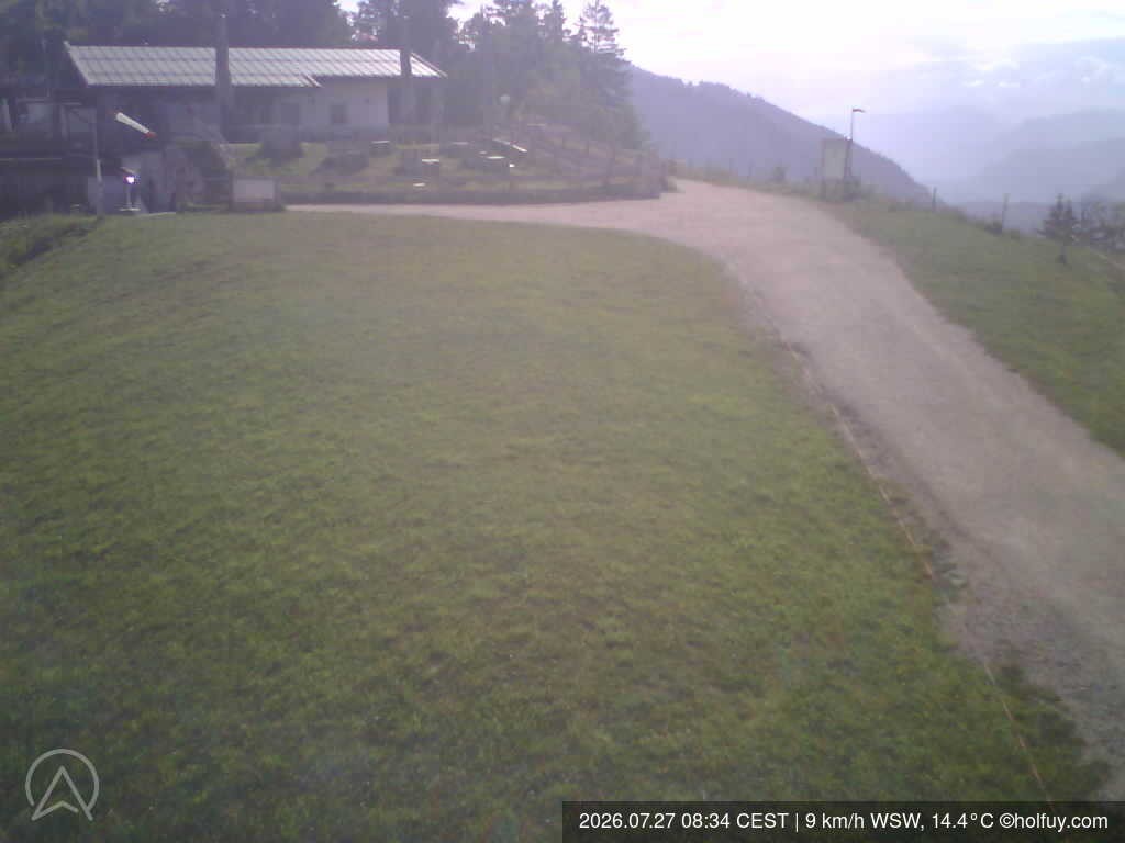 Archiv Foto Webcam Rauschberg in Ruhpolding - Startplatz Drachenflieger