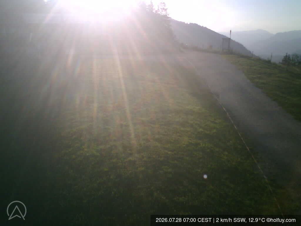 Archiv Foto Webcam Rauschberg in Ruhpolding - Startplatz Drachenflieger