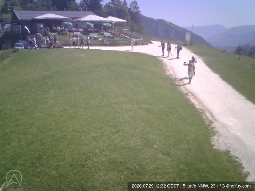Archiv Foto Webcam Rauschberg in Ruhpolding - Startplatz Drachenflieger