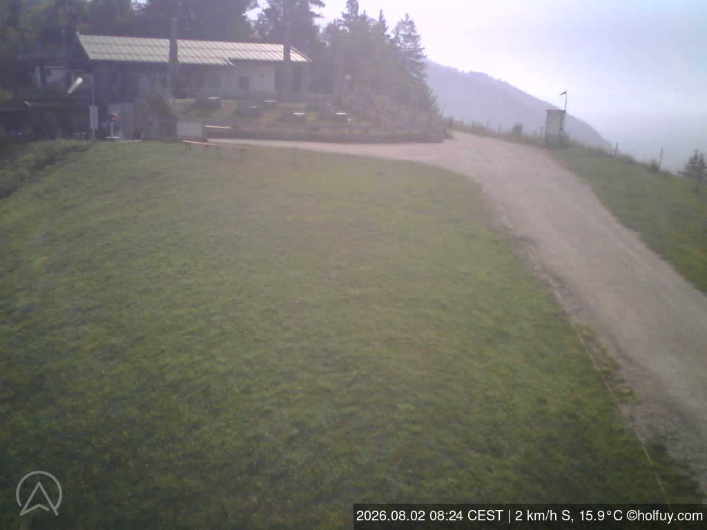 Archiv Foto Webcam Rauschberg in Ruhpolding - Startplatz Drachenflieger