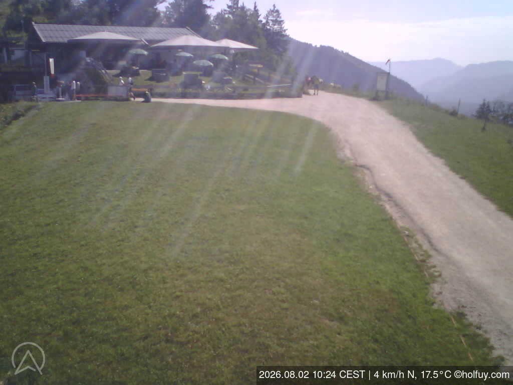 Archiv Foto Webcam Rauschberg in Ruhpolding - Startplatz Drachenflieger