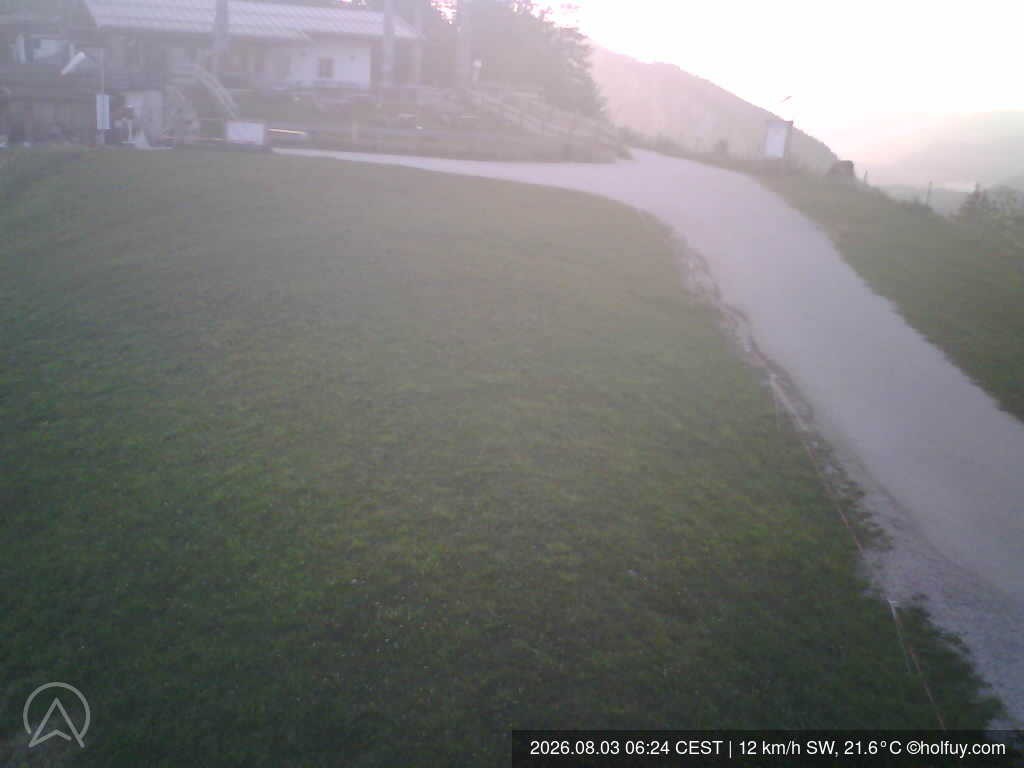 Archiv Foto Webcam Rauschberg in Ruhpolding - Startplatz Drachenflieger