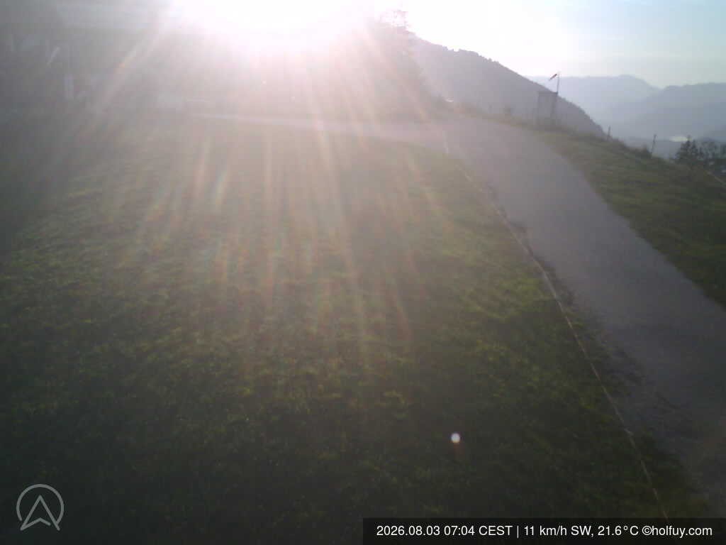 Archiv Foto Webcam Rauschberg in Ruhpolding - Startplatz Drachenflieger