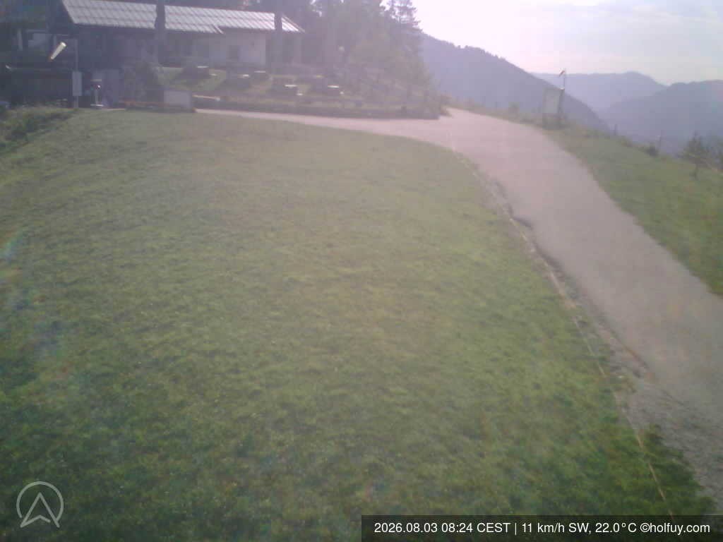 Archiv Foto Webcam Rauschberg in Ruhpolding - Startplatz Drachenflieger