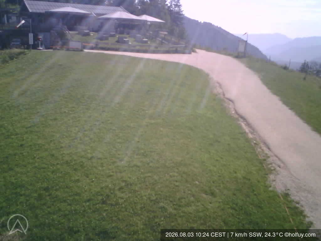 Archiv Foto Webcam Rauschberg in Ruhpolding - Startplatz Drachenflieger