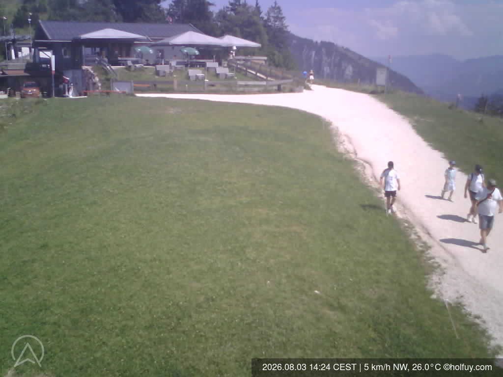Archiv Foto Webcam Rauschberg in Ruhpolding - Startplatz Drachenflieger