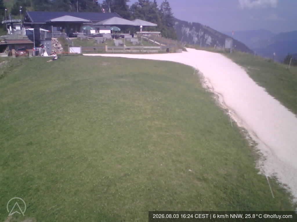 Archiv Foto Webcam Rauschberg in Ruhpolding - Startplatz Drachenflieger