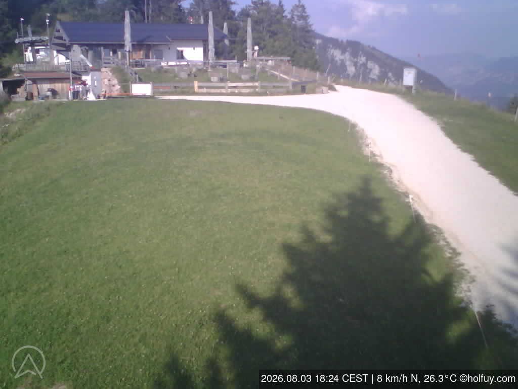 Archiv Foto Webcam Rauschberg in Ruhpolding - Startplatz Drachenflieger