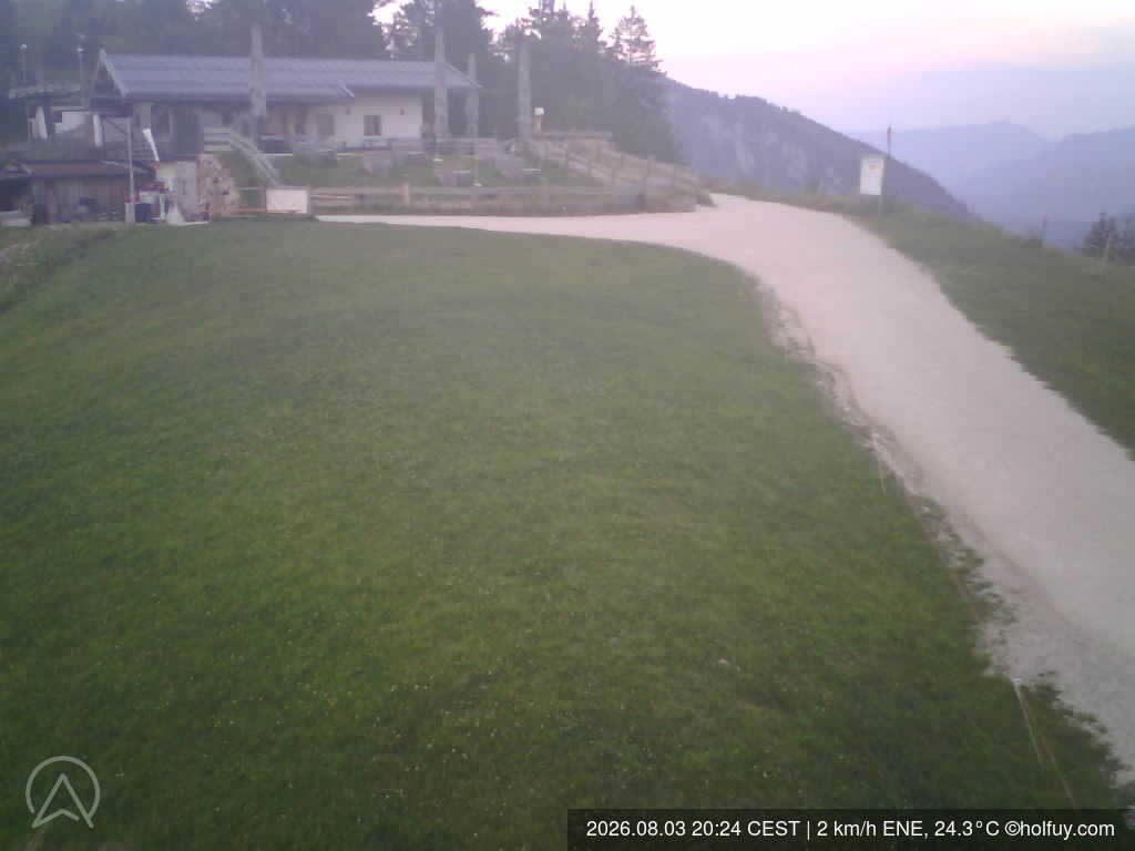 Archiv Foto Webcam Rauschberg in Ruhpolding - Startplatz Drachenflieger