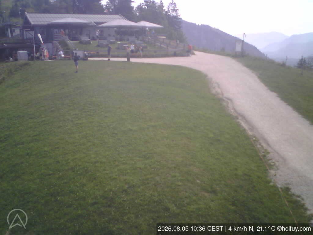 Archiv Foto Webcam Rauschberg in Ruhpolding - Startplatz Drachenflieger