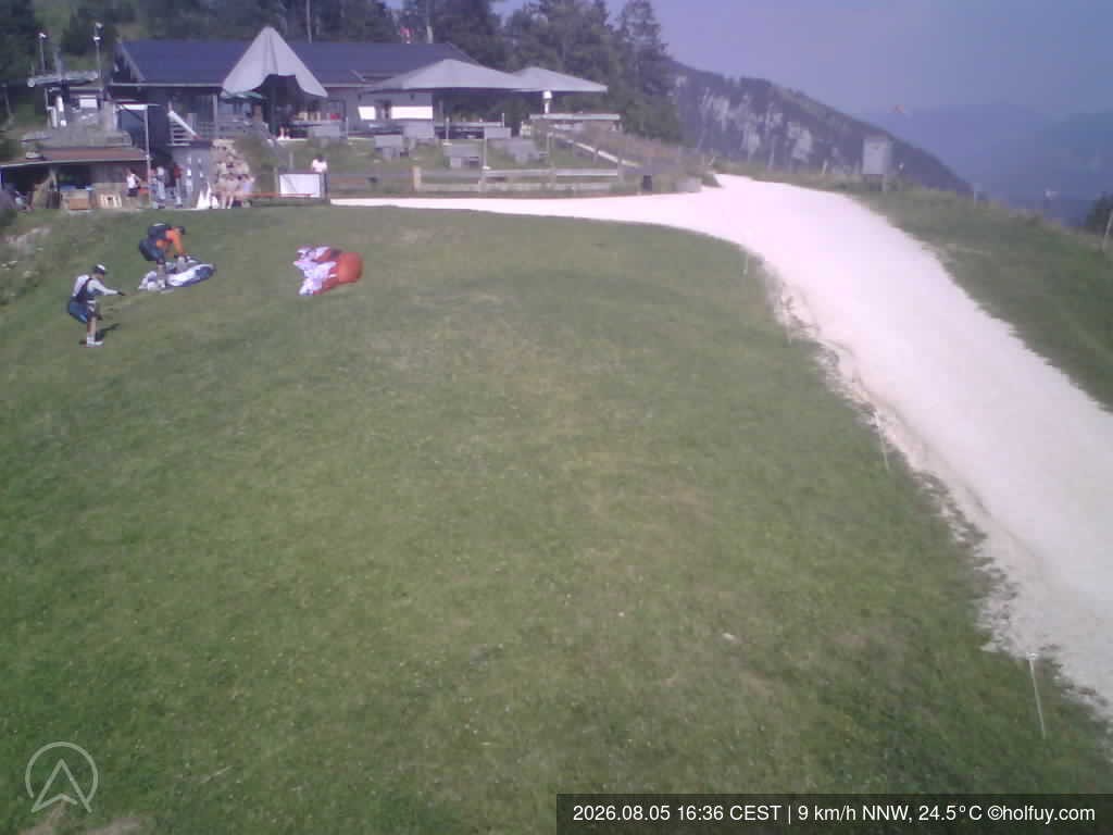 Archiv Foto Webcam Rauschberg in Ruhpolding - Startplatz Drachenflieger