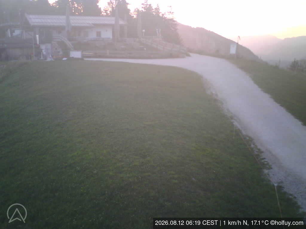 Archiv Foto Webcam Rauschberg in Ruhpolding - Startplatz Drachenflieger