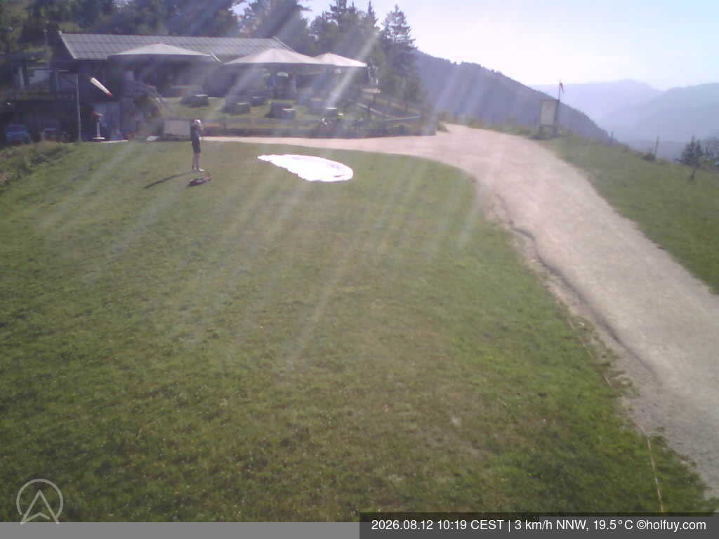 Archiv Foto Webcam Rauschberg in Ruhpolding - Startplatz Drachenflieger