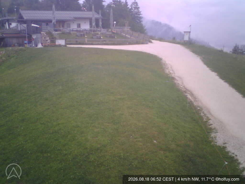 Archiv Foto Webcam Rauschberg in Ruhpolding - Startplatz Drachenflieger