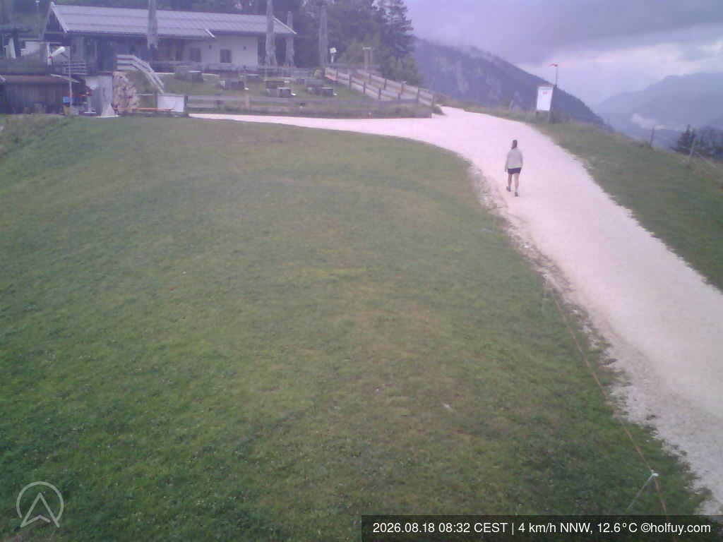 Archiv Foto Webcam Rauschberg in Ruhpolding - Startplatz Drachenflieger