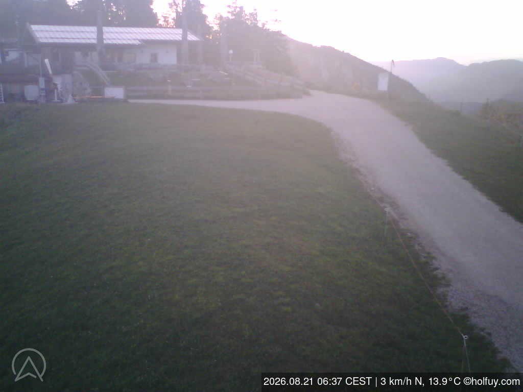 Archiv Foto Webcam Rauschberg in Ruhpolding - Startplatz Drachenflieger